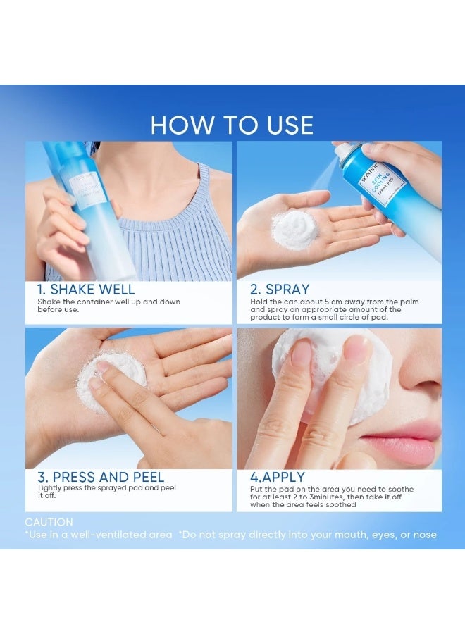 Skintific Cooling Spray Pad 160ml Cooling Or Skin Oil Serum Soothe redness calm irritated skin Centella - Image 3