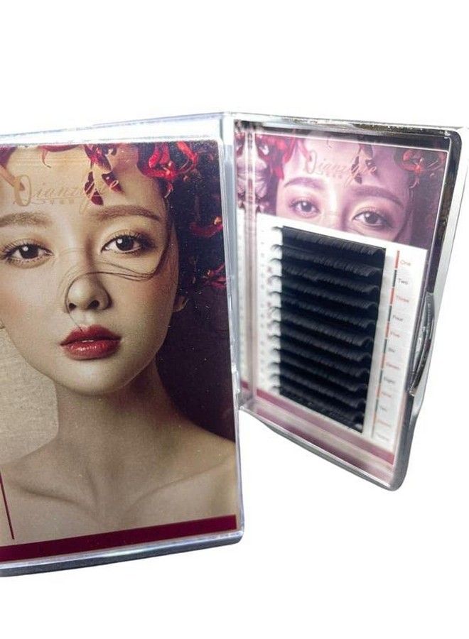 BID Eyelashes Extensions Multiple Volume Premade Cluster Fans Pre Fanned Eyelashes (12 Mm 0.05 D Curl) - Image 2