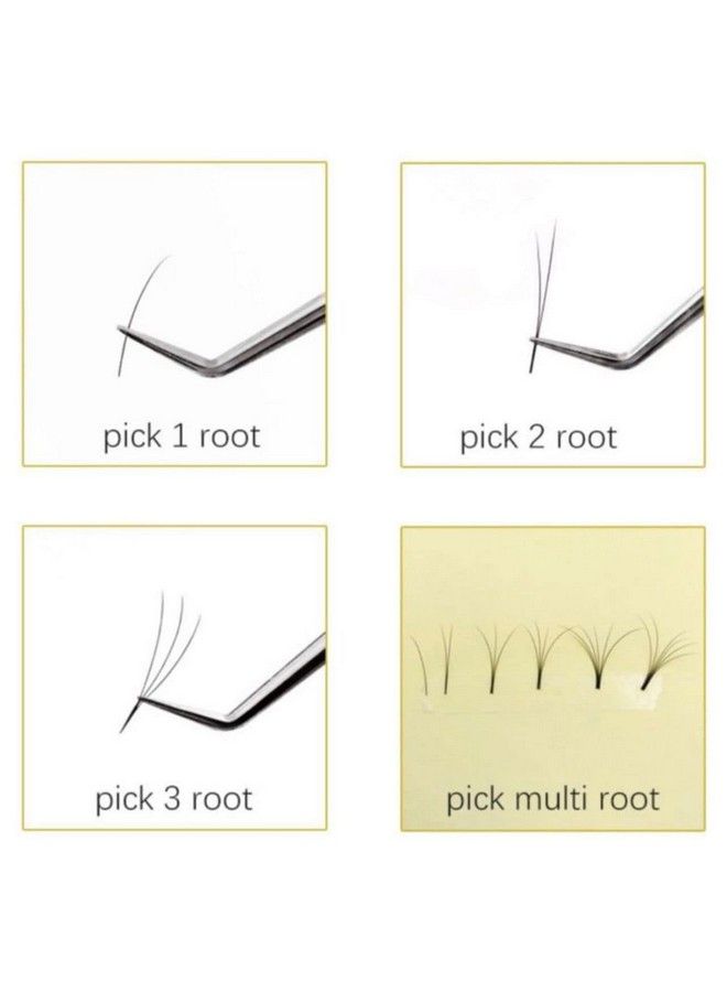 BID Eyelashes Extensions Multiple Volume Premade Cluster Fans Pre Fanned Eyelashes (12 Mm 0.05 D Curl) - Image 4