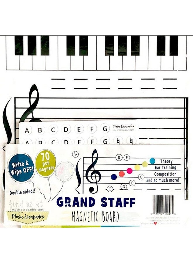 Hztyyier Magnetic Dry Erase Board Note Reading Borad Small Dry Erase Whiteboard for Music Teacher Teaching Piano Teacher - Image 4