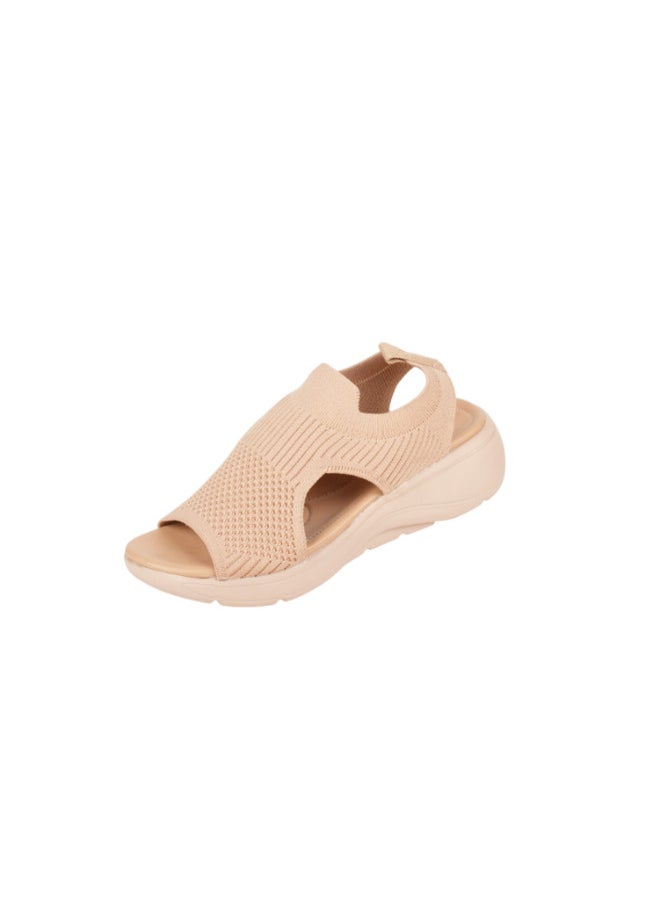 Michelle Morgan 092-2983 Michelle Morgan Ladies Casual Sandals 414RJ382 Beige  - Image 1