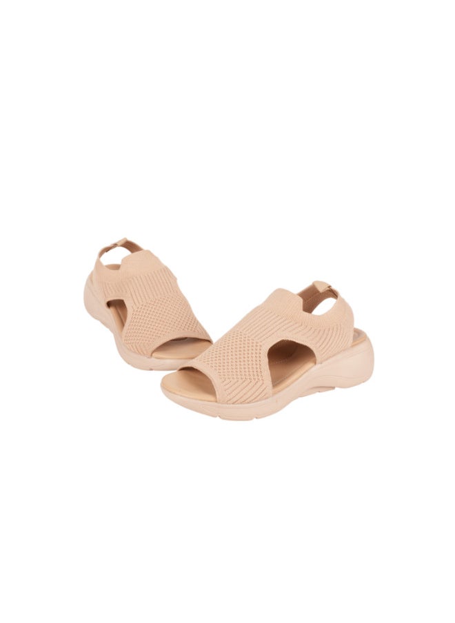 Michelle Morgan 092-2983 Michelle Morgan Ladies Casual Sandals 414RJ382 Beige  - Image 3