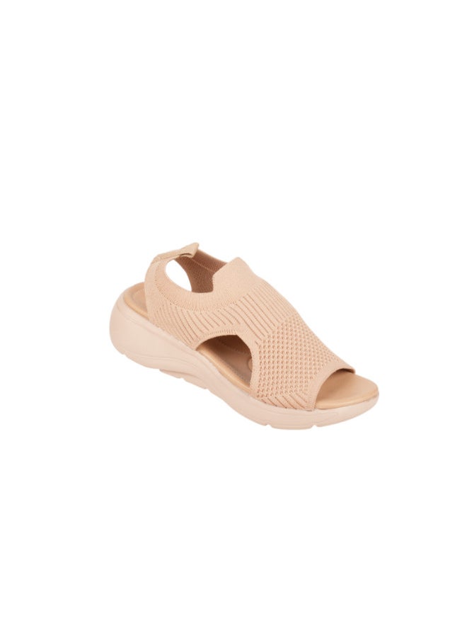 Michelle Morgan 092-2983 Michelle Morgan Ladies Casual Sandals 414RJ382 Beige  - Image 2