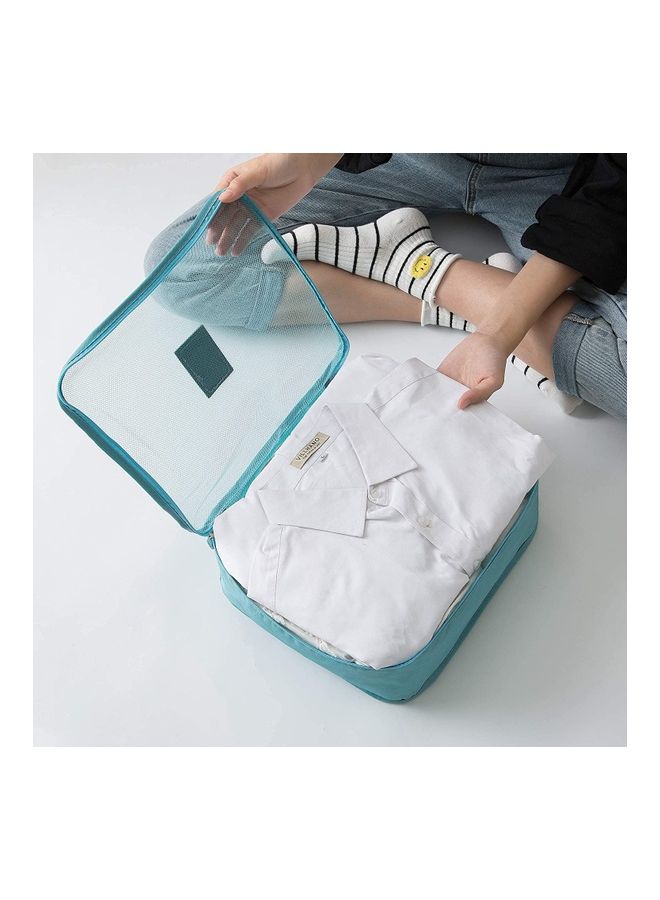 NIBEMINENT 6-Piece Packing Cubes Luggage Bags Red - Image 2