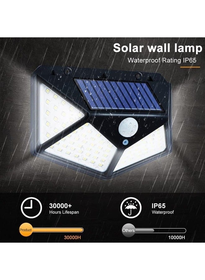 ELTRAZONE 3-Pack LED Solar Motion Sensor Lights: 114 LED Wide Angle Waterproof Outdoor Wall Lamps for Garden and Security - Image 5
