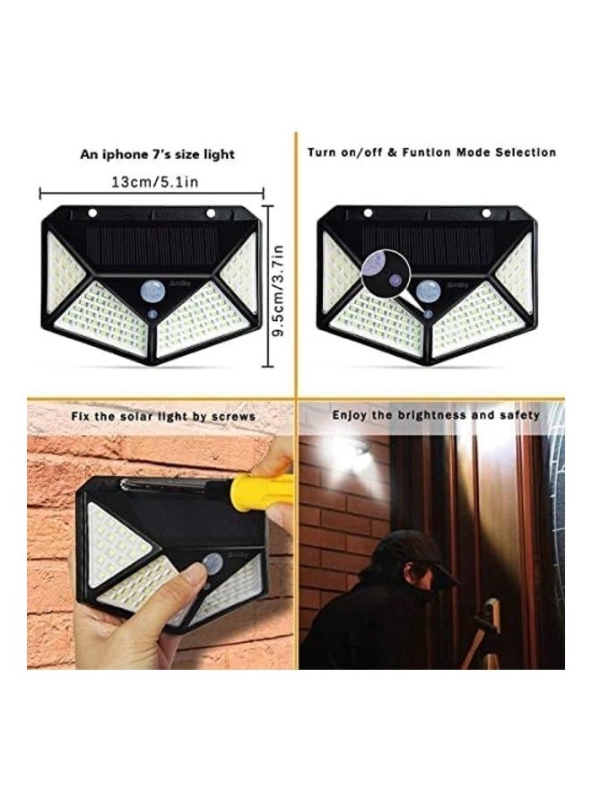 ELTRAZONE 3-Pack LED Solar Motion Sensor Lights: 114 LED Wide Angle Waterproof Outdoor Wall Lamps for Garden and Security - Image 4