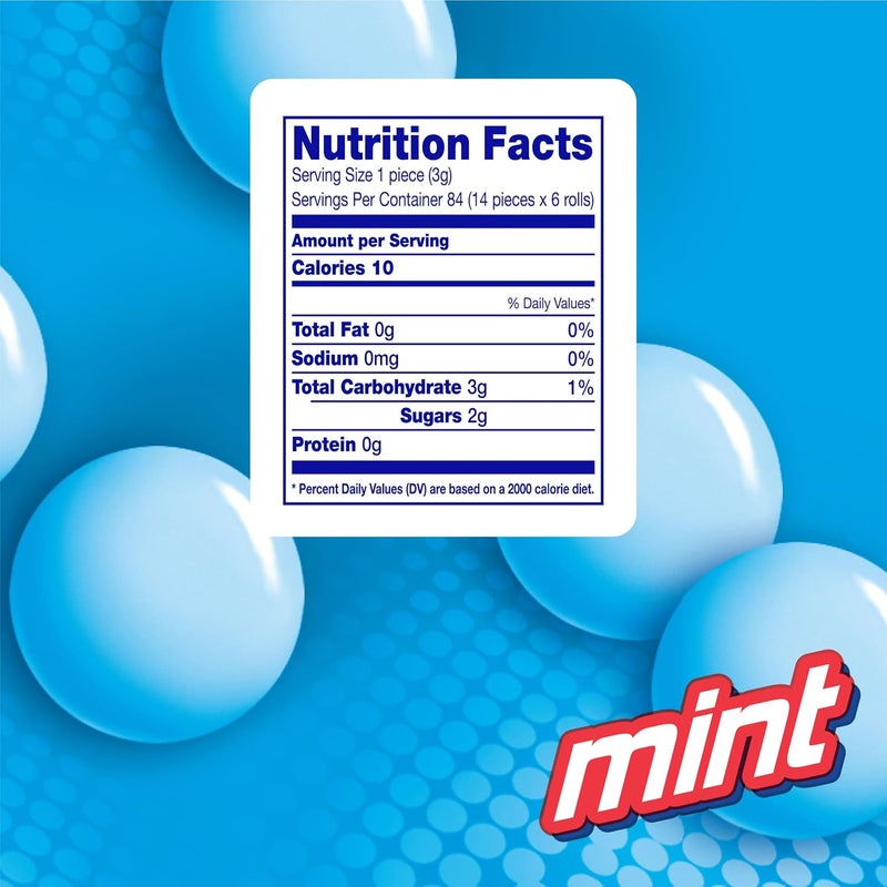 Mentos لفائف حلوى منتوس بالنعناع القابل للمضغ - عبوة من 15 - Image 2