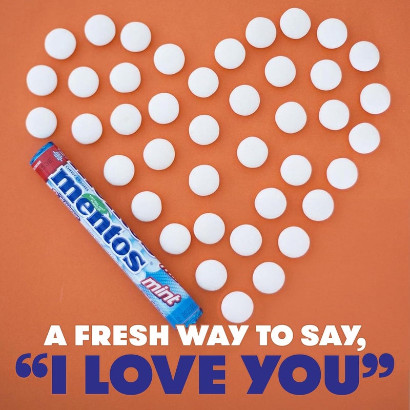 Mentos لفائف حلوى منتوس بالنعناع القابل للمضغ - عبوة من 15 - Image 4