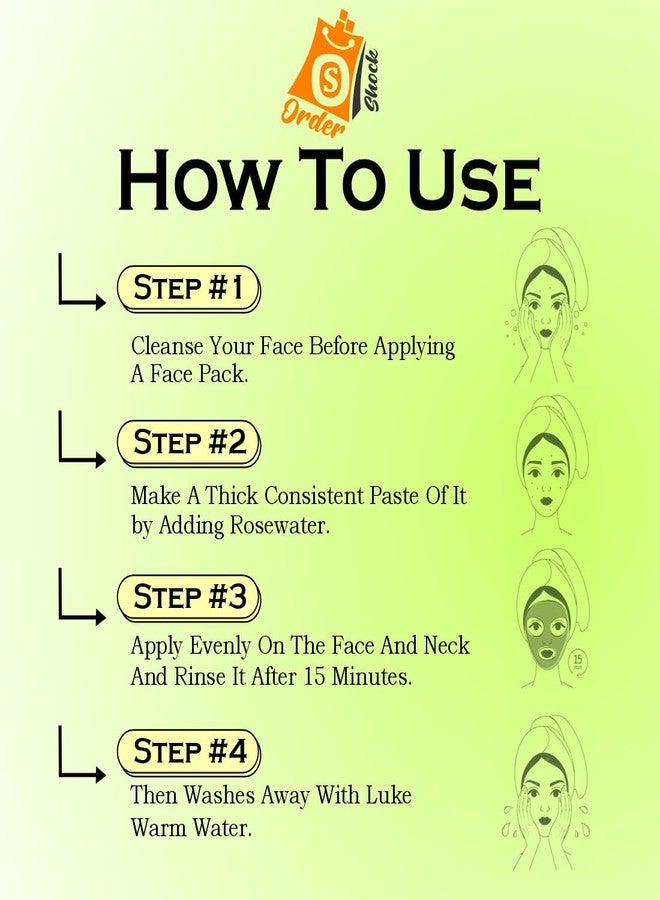 ORDERSHOCK Anti-Aging Skin Powder Turmeric And Aloe Vera Powder For Face Care And Skin Care Powder Pack Of - 02 - Image 5