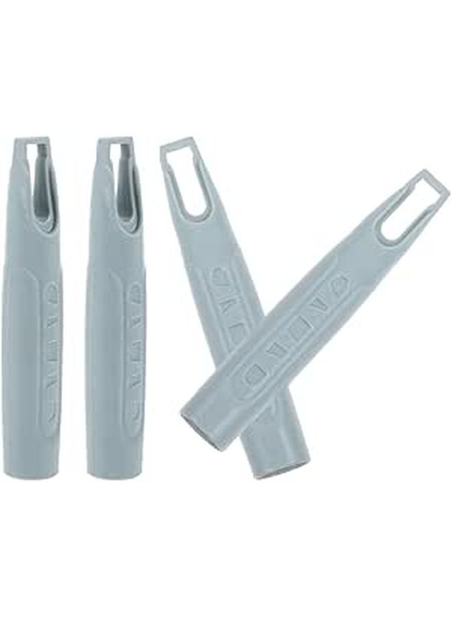 Light Green 19mm Broom Mop Handle Grips Replacement 4 Pack Floor Cleaning Accessories - Image 1