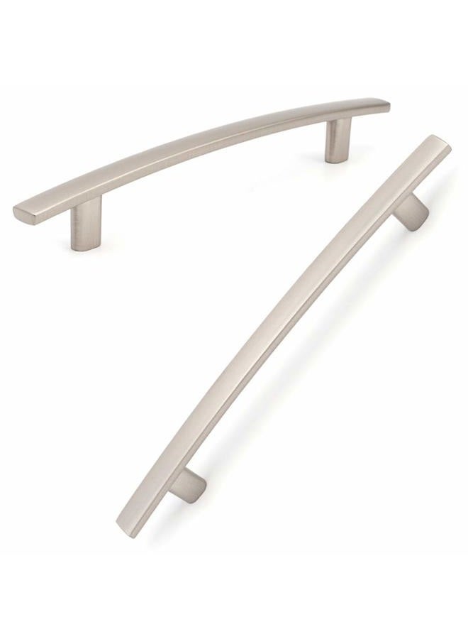 KOOFIZO 10 Pack 5 Inch Brushed Nickel Kitchen Cabinet Pulls Satin Silver Cabinet Handles Nickel Cabinet Hardware for Kitchen Cabinets 1961 Drawer Dresser Cupboard Bedroom - Image 1