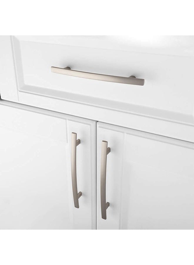 KOOFIZO 10 Pack 5 Inch Brushed Nickel Kitchen Cabinet Pulls Satin Silver Cabinet Handles Nickel Cabinet Hardware for Kitchen Cabinets 1961 Drawer Dresser Cupboard Bedroom - Image 4