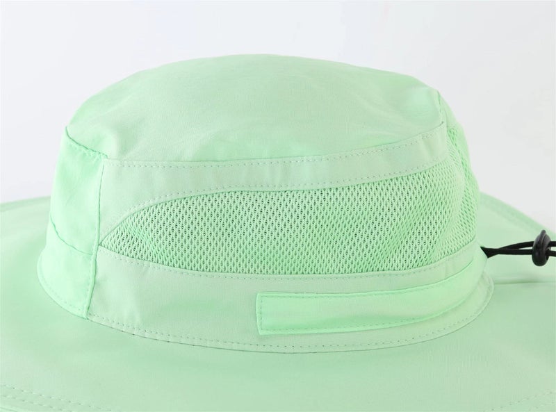 Connectyle Kids UPF 50+ UV Sun Hat Breathable Mesh Safari Hat Outdoor Fishing Hats M Mint Green - Image 4