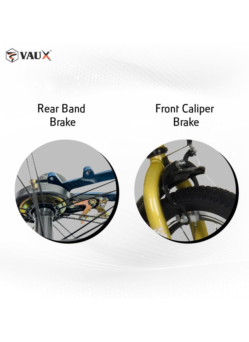 Vaux Vaux  - Royal 14" Kids Bike - Gold  - Image 4