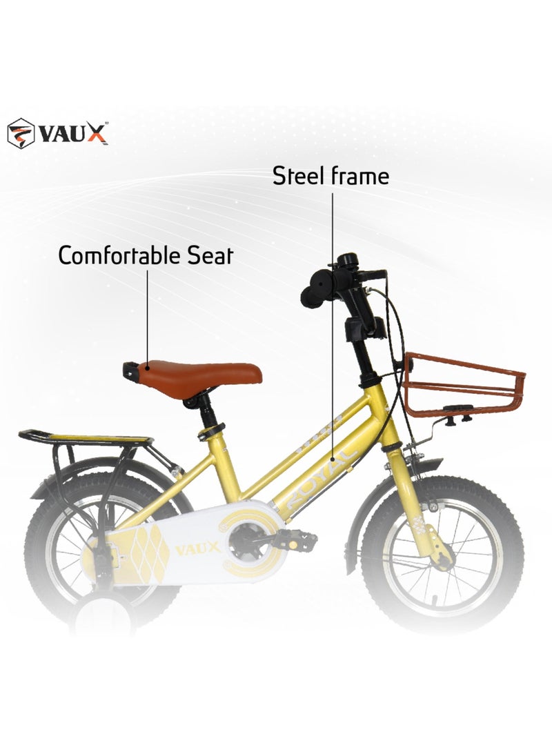 Vaux Vaux  - Royal 14" Kids Bike - Gold  - Image 3
