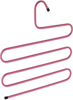 Generic 3 pcs Pants Hanger Multi-layer S-style Jeans Hanger Closet Organize Storage Stainless Steel Rack Space Saver for Tie Scarf Shock Jeans Towel Clothes 