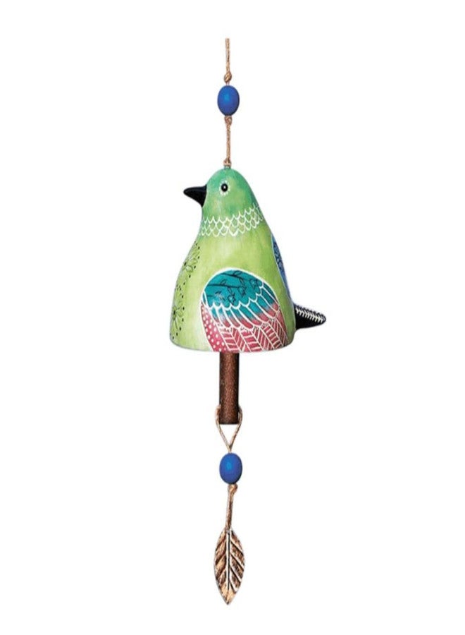 Handmade bird wind chime resin spring courtyard decoration home garden decoration handicraft hanging decorations - Image 1