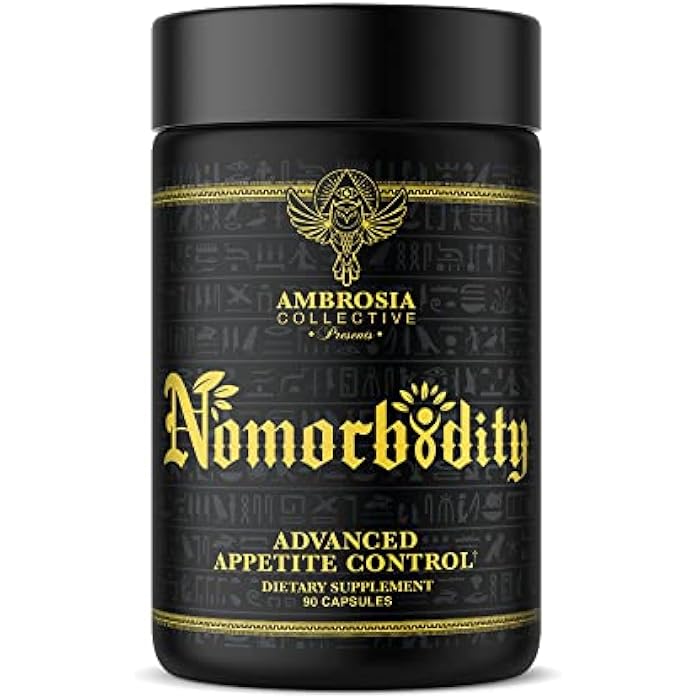 Ambrosia Nomorbidity Advanced Appetite Control & Hunger Management Formula | Appetite Suppressant & Mood Support with KSM-66 Ashwagandha, Garcitrin, and Thinogen - Image 1