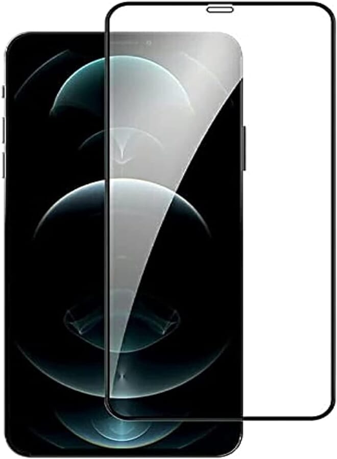 iphone 13 Pro 9D Full Covered Tempered Glass Screen With Filter iphone 13 Pro (Black)