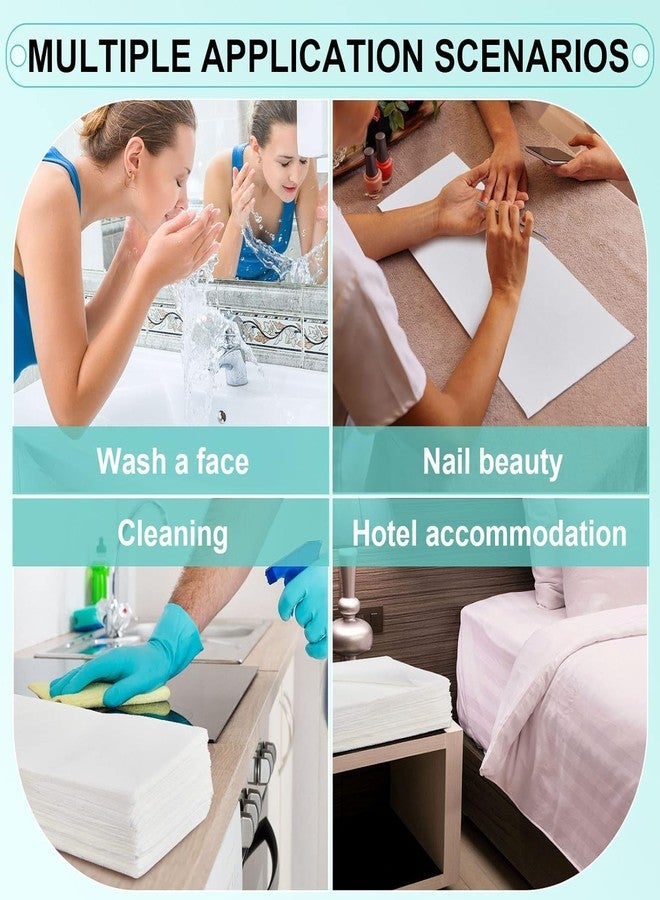 gypsy inc Gypsy 90 Pcs Disposable Pedicure/Hair Towels - 16 x 24 Inch | Non-Woven Face & Body Cleaning Cloth | Beauty Towel | Dry Wipe | Facial Makeup Removal | Multipurpose Napkin for Travel,Spa & Salon. - Image 5