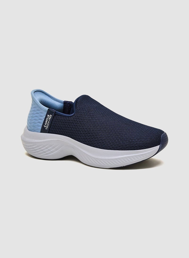 CAMPUS Women's Navy Slip On Shoes - Lightweight Shoes, Minimalist Patterned Designed for Elegance - Image 1