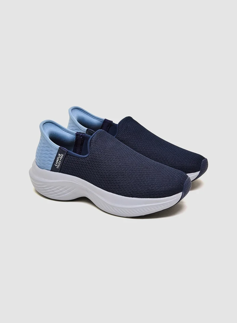 CAMPUS Navy/L.Sky Women's Navy Slip On Shoes - Lightweight Shoes, Minimalist Patterned Designed for Elegance for Women | Best Price UAE