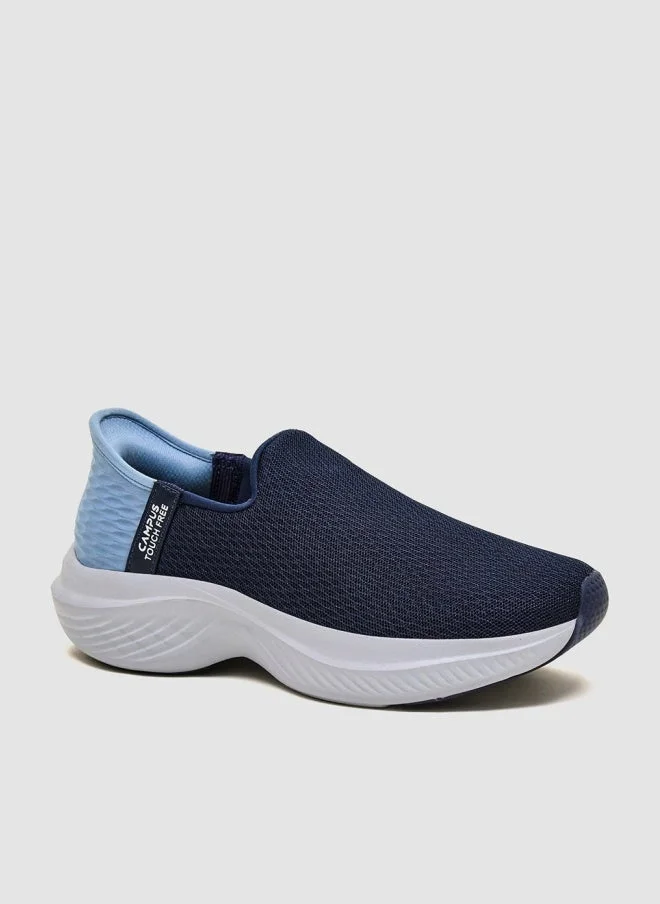 CAMPUS Navy/L.Sky Women's Navy Slip On Shoes - Lightweight Shoes, Minimalist Patterned Designed for Elegance for Women | Best Price UAE