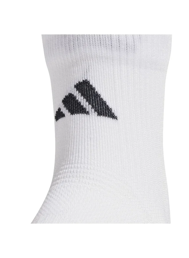 adidas جوارب أديداس رانكشند بيضاء للجري للجنسين مقاس 2-3.5