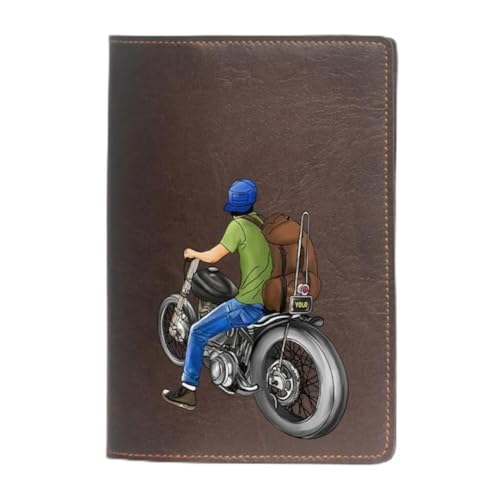 The Messy Corner |Vegan Leather Passport Cover for Men| – “ROADRUSH” Travel |Passport Holder| | Dark Brown Stylish Travel Case & Accessories | Durable, Slim & Elegant - Image 1