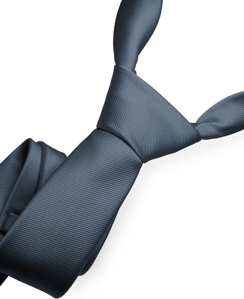 RBOCOTT Solid Color Tie Formal Necktie for Men - Image 2
