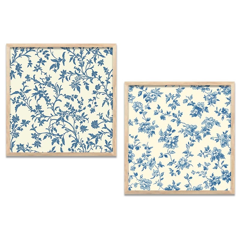 HOTHOUSE Floral Wall Art Painting Modern Wall Frames For Home Dcor Office Living Room Poster With Frame Wall Decoration Painting Premium Art Framed Wall Painting With Frames For Home Dcor Set of 2 Art 4 8X8 inch Framed