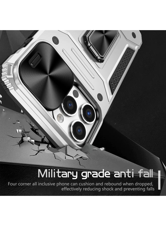 Zaboon Case For iPhone 13 Pro Max Camshield Robot TPU Hybrid PC Phone Case - Image 3