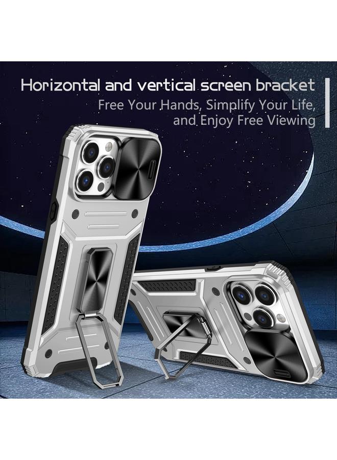 Zaboon Case For iPhone 13 Pro Max Camshield Robot TPU Hybrid PC Phone Case - Image 5