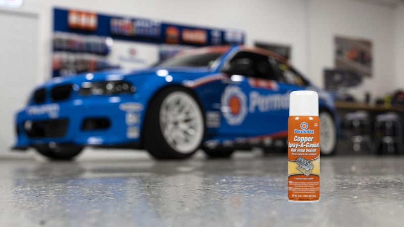 Permatex Permatex 80697 Copper Spray-A-Gasket Hi-Temp Adhesive Sealant, 9 oz. net Aerosol Can , Orange  - Image 4