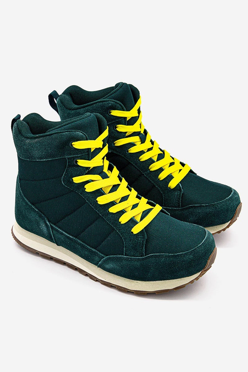 Tchibo Women Trekking Lace Up shoes, Green - Image 1