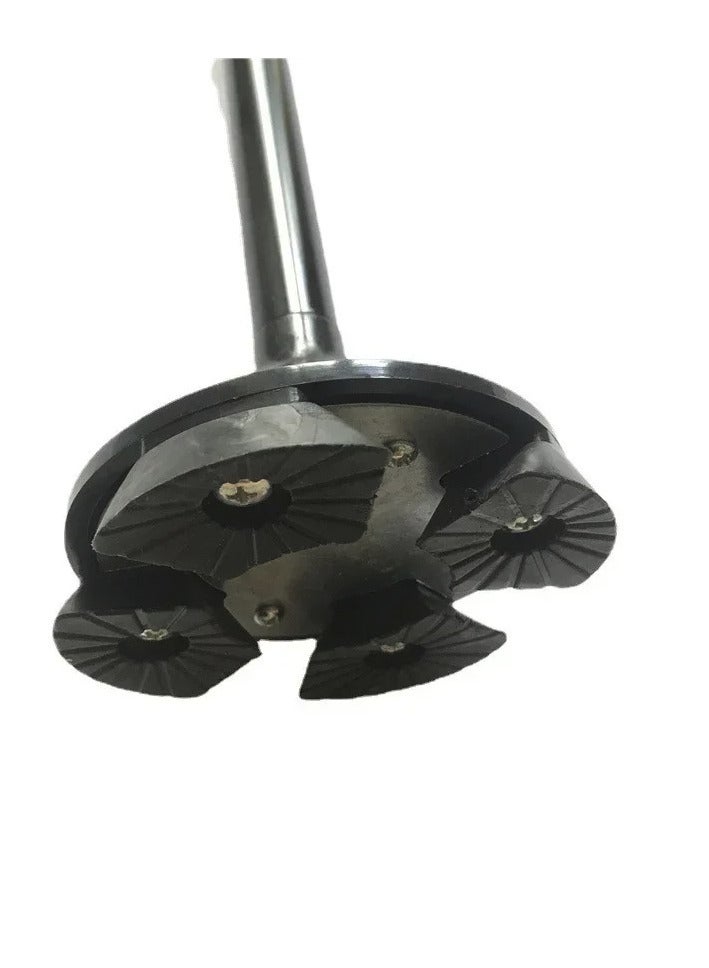 Yuwell Canes Foldable And Retractable Walking Stick For Unisex Bionics Wear Resistant Non-Slip Pad Elderly Crutch Body Mechanics, Principles Cane Ultimate Magic Cane With LED Light Black - Image 3