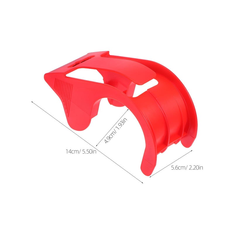 4 Pcs Handheld Tape Dispenser Plastic Tape Cutter Transparent For Sealing Storage Warehouse Home Office Tasks - Image 3