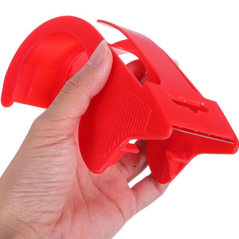 4 Pcs Handheld Tape Dispenser Plastic Tape Cutter Transparent For Sealing Storage Warehouse Home Office Tasks - Image 5