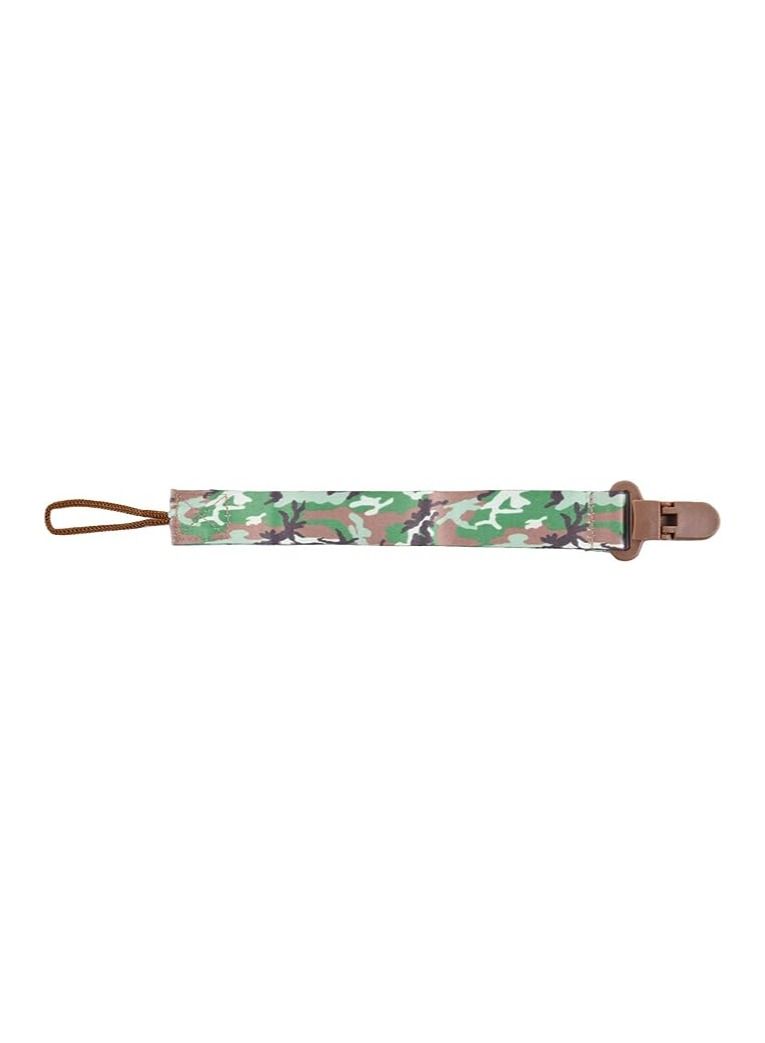 Pixie Pem13 Army Print Pacifier Holder, Multi Color - Image 2