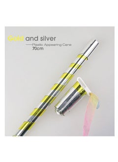 Generic Magic Wand Opens 5cm to 70cm for Entertainment and Stage Play 1 Piece Magic Tricks Plastic, Silver  - Image 3