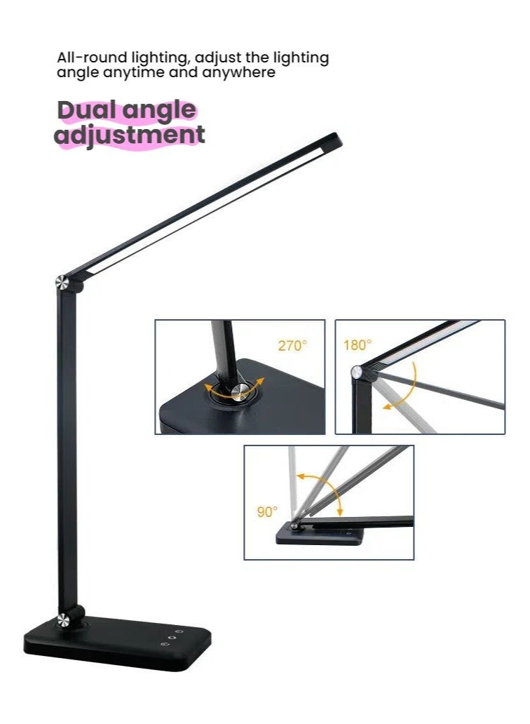 Desk lamp night light LED floor lamp eye protection solar lamp holiday gifts wireless charging desk lamps - Image 2