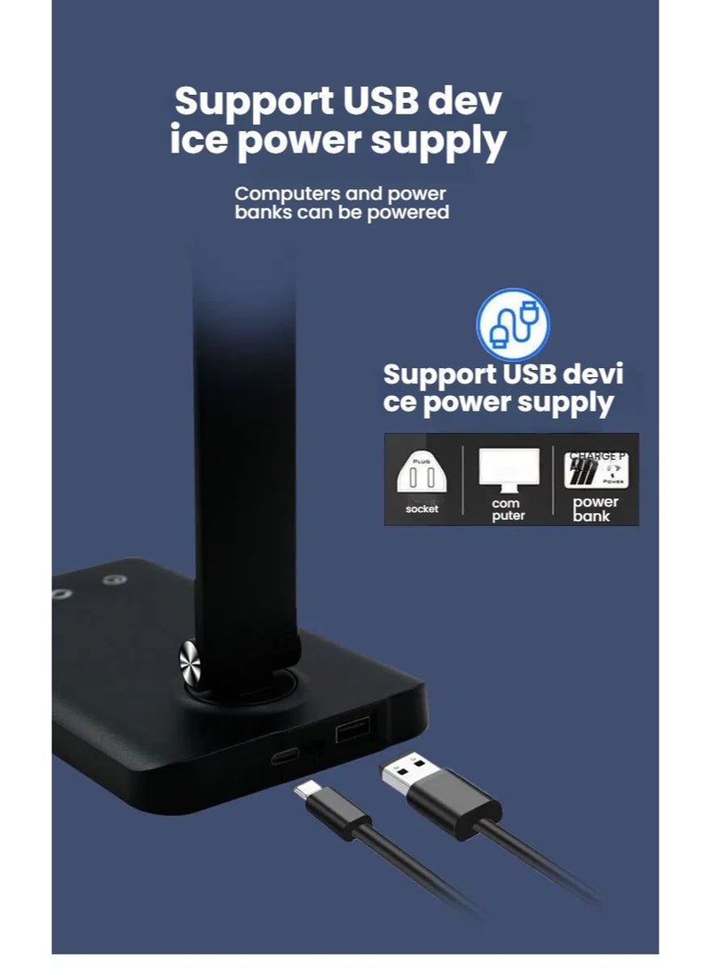 Desk lamp night light LED floor lamp eye protection solar lamp holiday gifts wireless charging desk lamps - Image 3