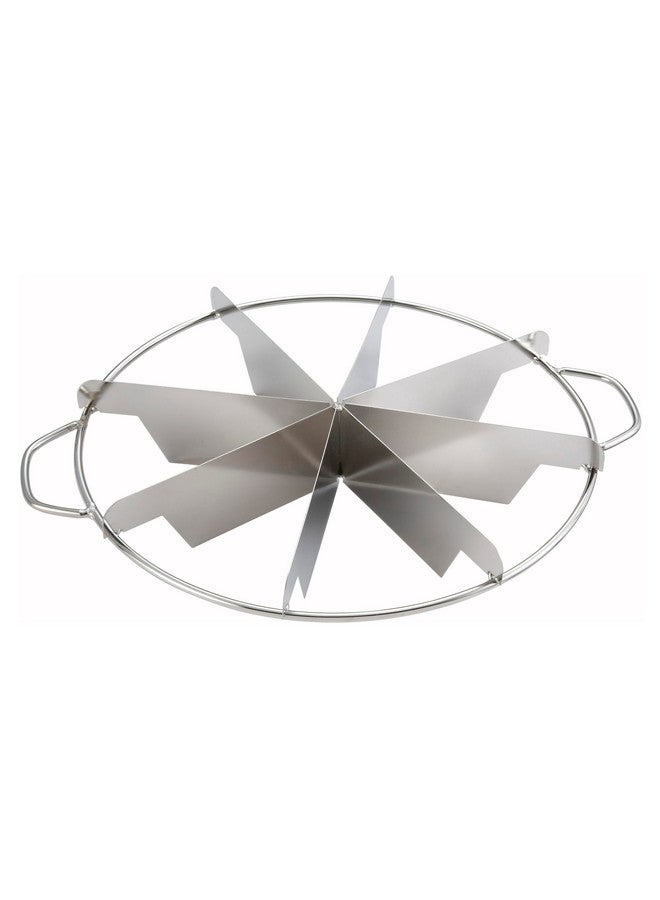Winco 8-Cut Stainless Steel Pie Cutters Medium - Image 1