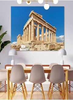 Ancient Acropolis Canvas, Ancient Greek Fortress in Athens, Greece Decor Wall, Ancient Greece Wall Art, Greek Architecture Art