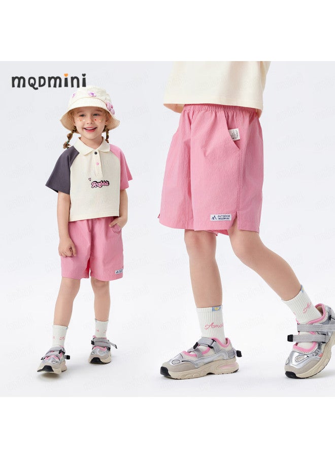 Mqdmini Kids Quick Dry Shorts Boys Girls Sports Casual Shorts Lightweight Summer - Image 1
