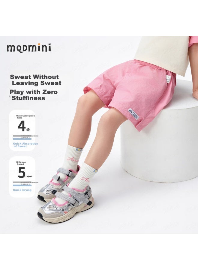 Mqdmini Kids Quick Dry Shorts Boys Girls Sports Casual Shorts Lightweight Summer - Image 2