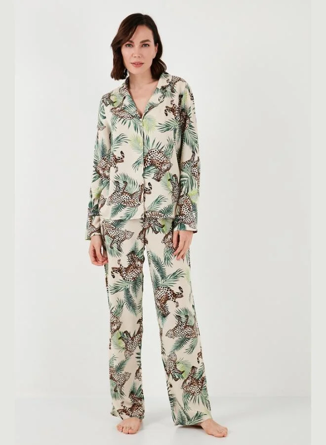 Lela Lela Regular Fit Soft Textured Pajama Set Women's PAJAMA SET 611PT288Y