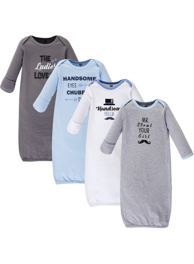 hudson baby Hudson Baby Baby-Girls Cotton Gowns 