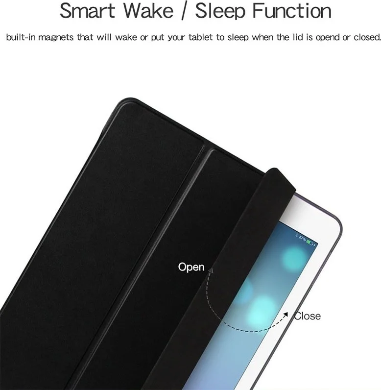 ESR Apple iPad 7th Generation Case 10.2 2019 A2197/98 A2200 Series Horizontal Stand Hard P.c Back Cover Basic Smart Case with Sleep Mode