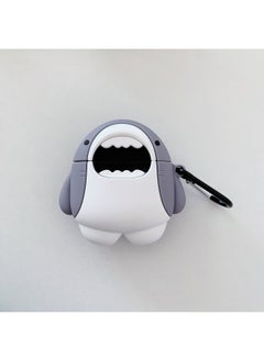 For XiaomiRedmi Buds5 Pro Earphone Protective Cover Red Mi Buds4 Cartoon Silicone Wireless Bluetooth Shell-Color:Silicone Soft Shell-shark-Model:Redmi Buds 4 Pro (protective Case)